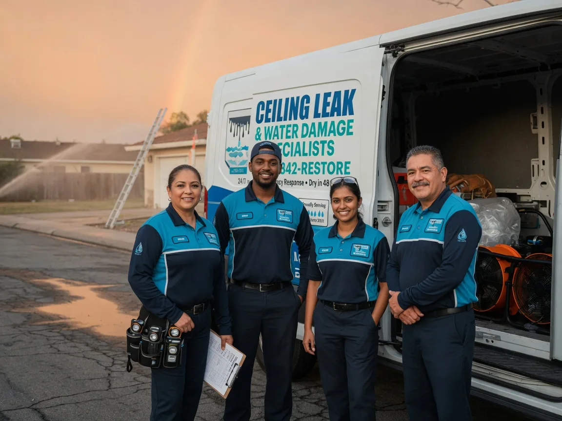 Ceiling Leak Cleanup company in Newton Center, MA